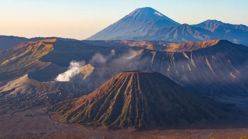 Mount Bromo crater
